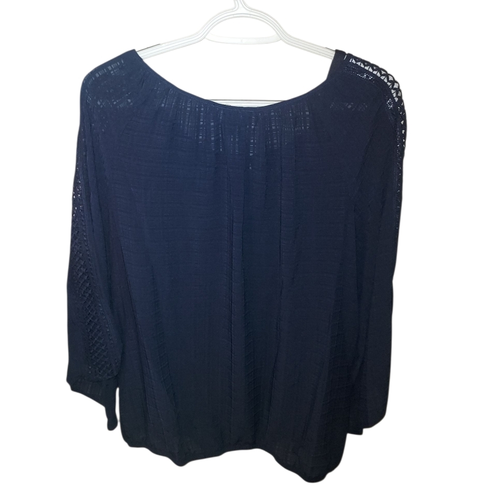 🚜 AGB Boho Blouse NWT Size L - Picture 2 of 6